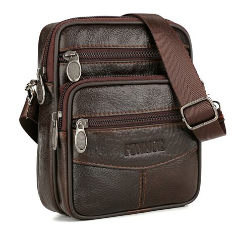 luxury men's crossbody messenger bag